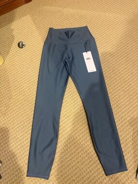 ALO Yoga Slate Blue Full-Length High-Waist Leggings